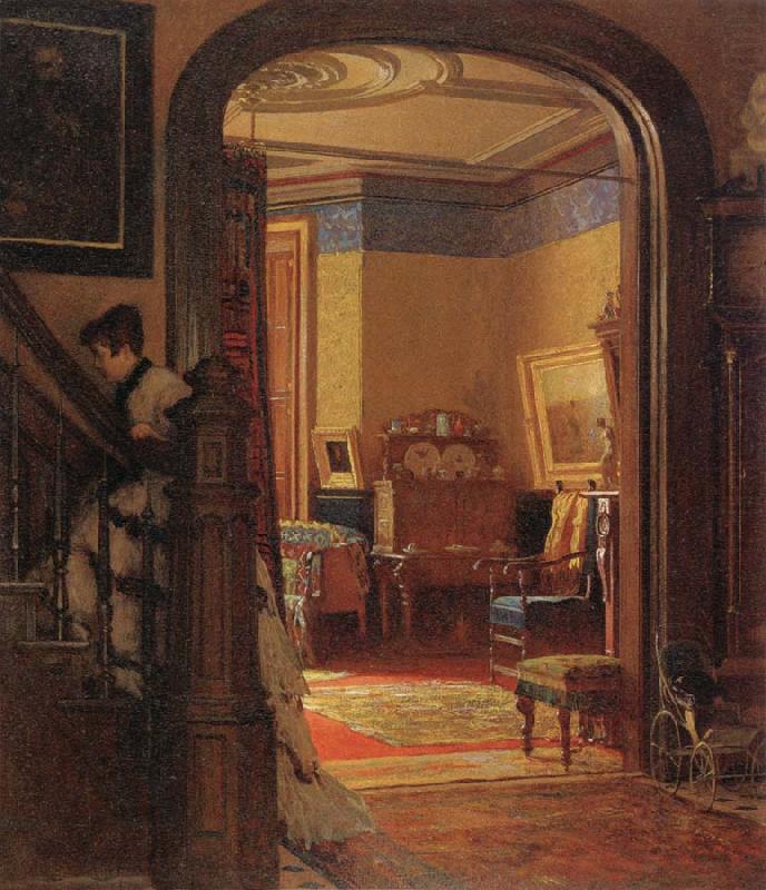 Not at Home, Eastman Johnson